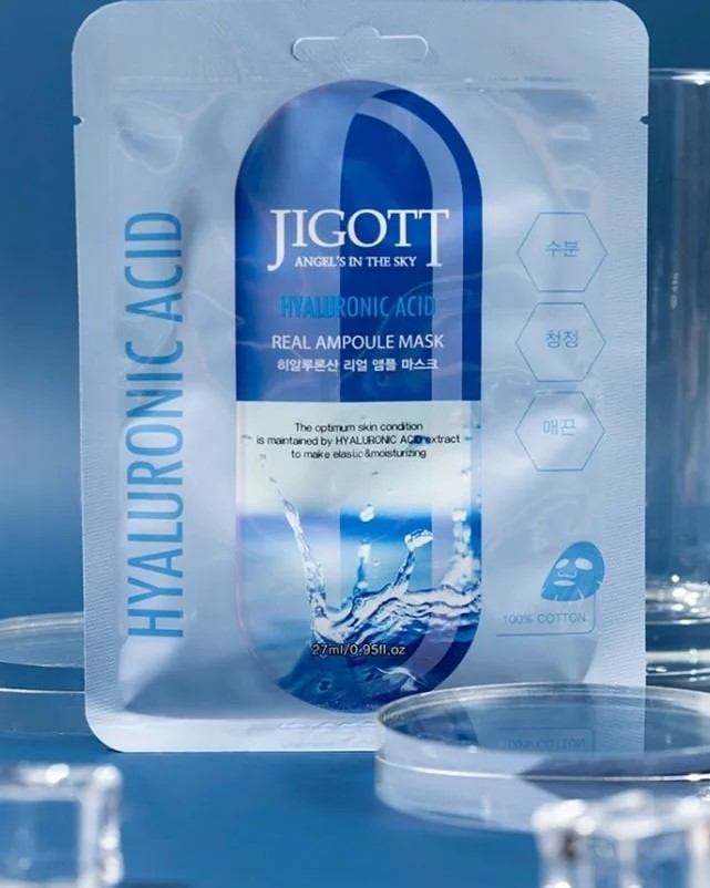 Jigott Hyaluronic Real Ampoule Sheet Mask